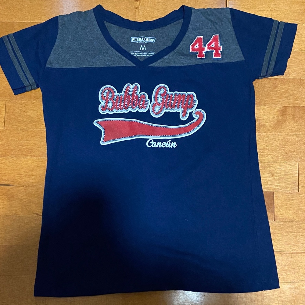 Bubble Gump Kids Navy and Gray Short Sleeve Tee
